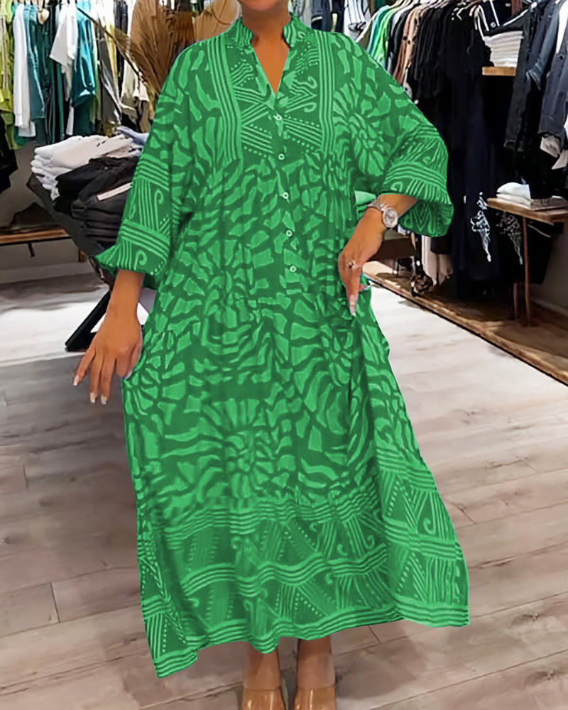 Mckinley | Maxi Dress With Elegant Print