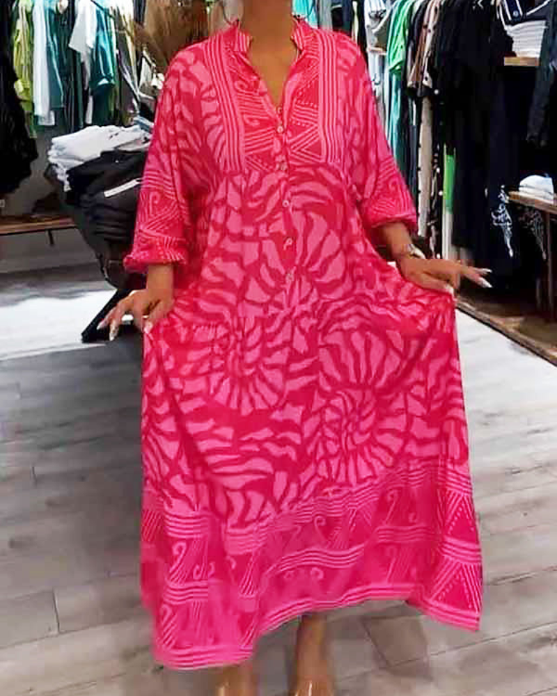 Mckinley | Maxi Dress With Elegant Print