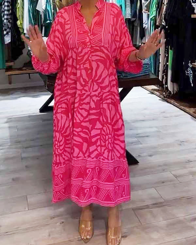 Mckinley | Maxi Dress With Elegant Print