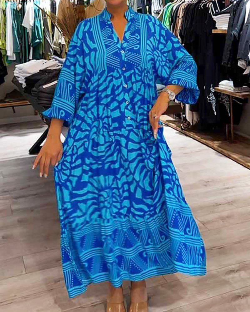 Mckinley | Maxi Dress With Elegant Print