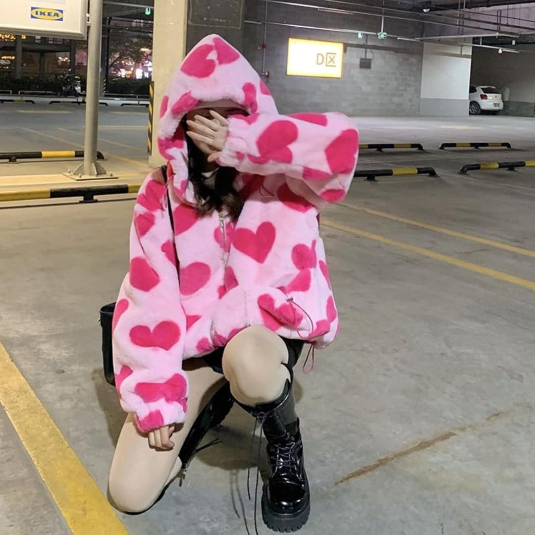 Zoe - Cozy Warm Heart-Shaped Jacket