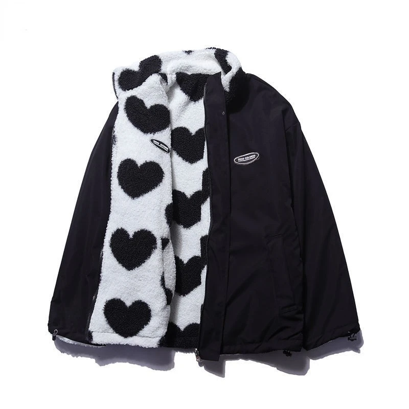 Mila - Super Comfy Double Sided Heart Jacket (Unique Collection)