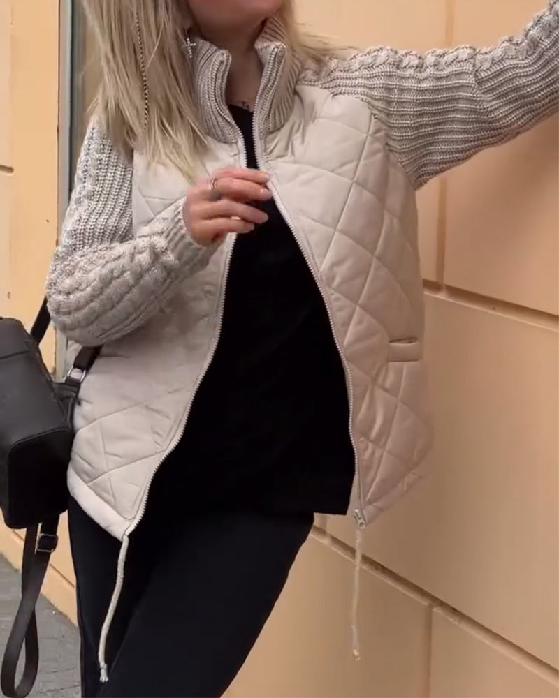 Shannon - Stylish Warm Coat with Zipper