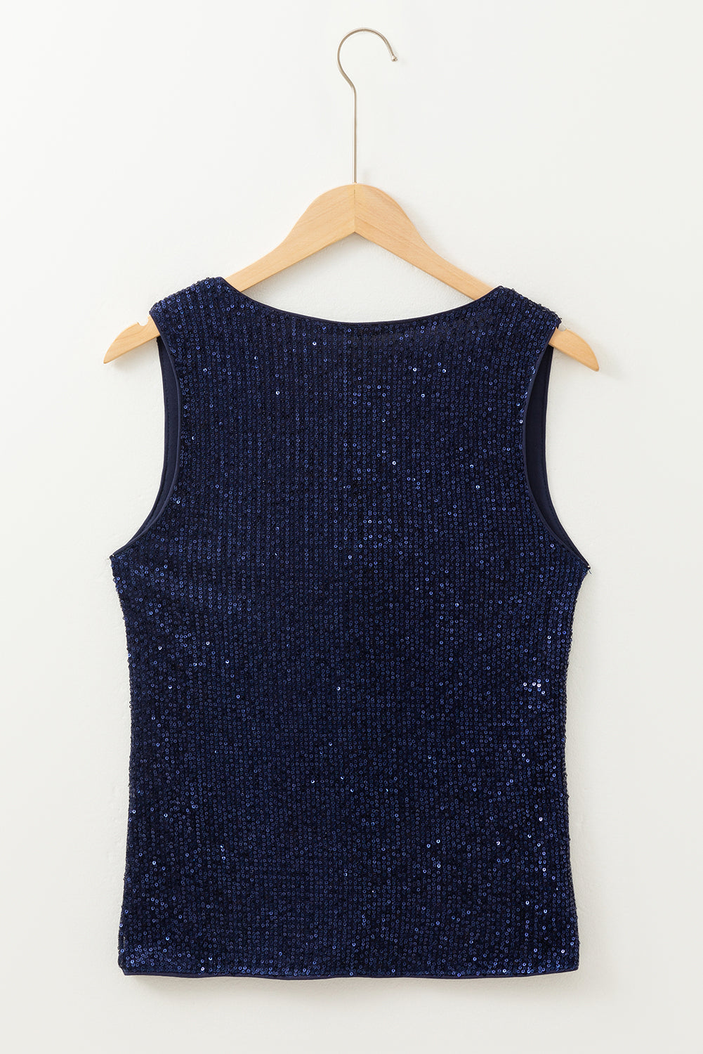 Deep Ocean Blue Sequin Top - Elegance and Comfort for Every Occasion