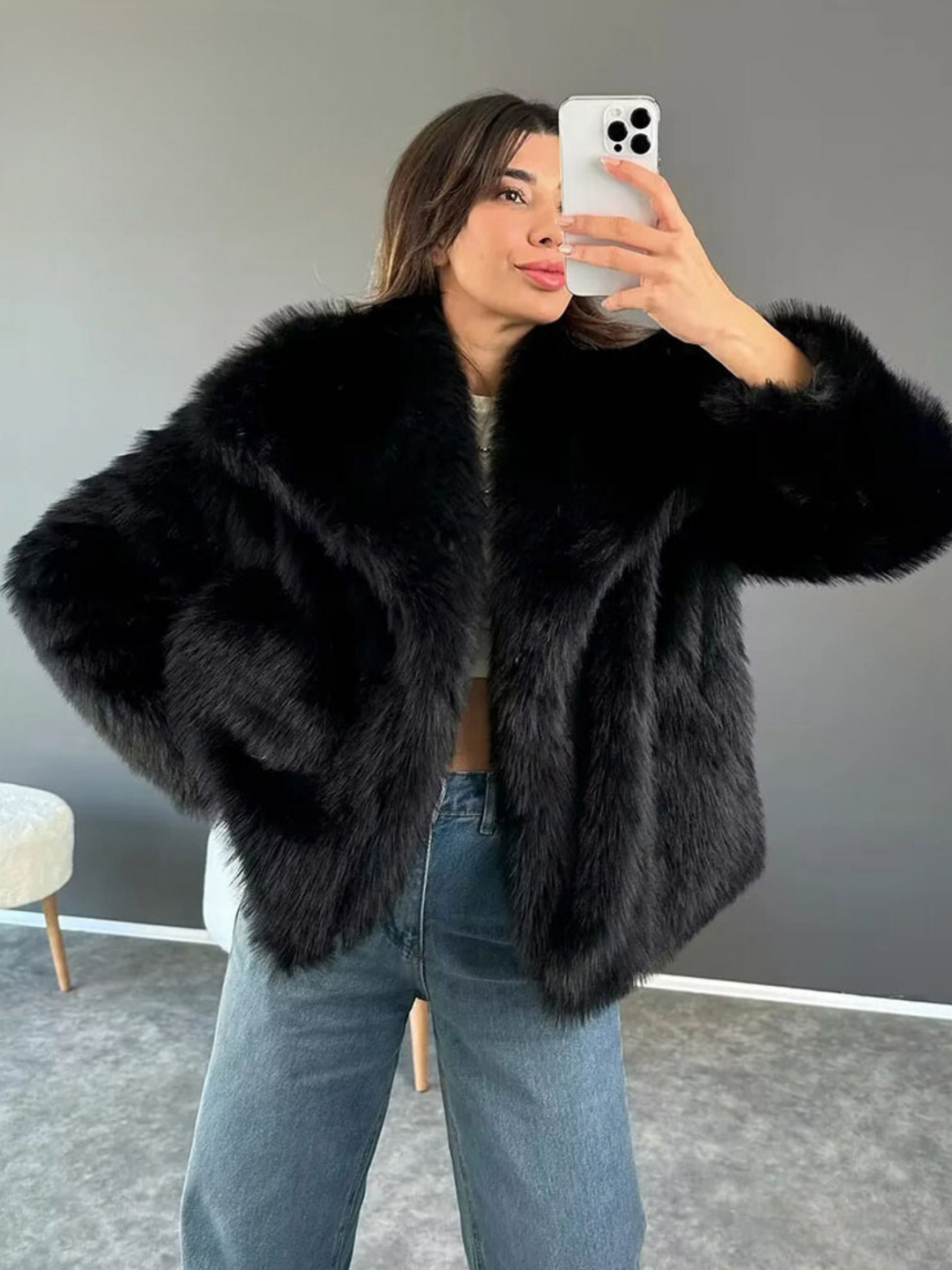 Elsie - Elegant Fur Coat