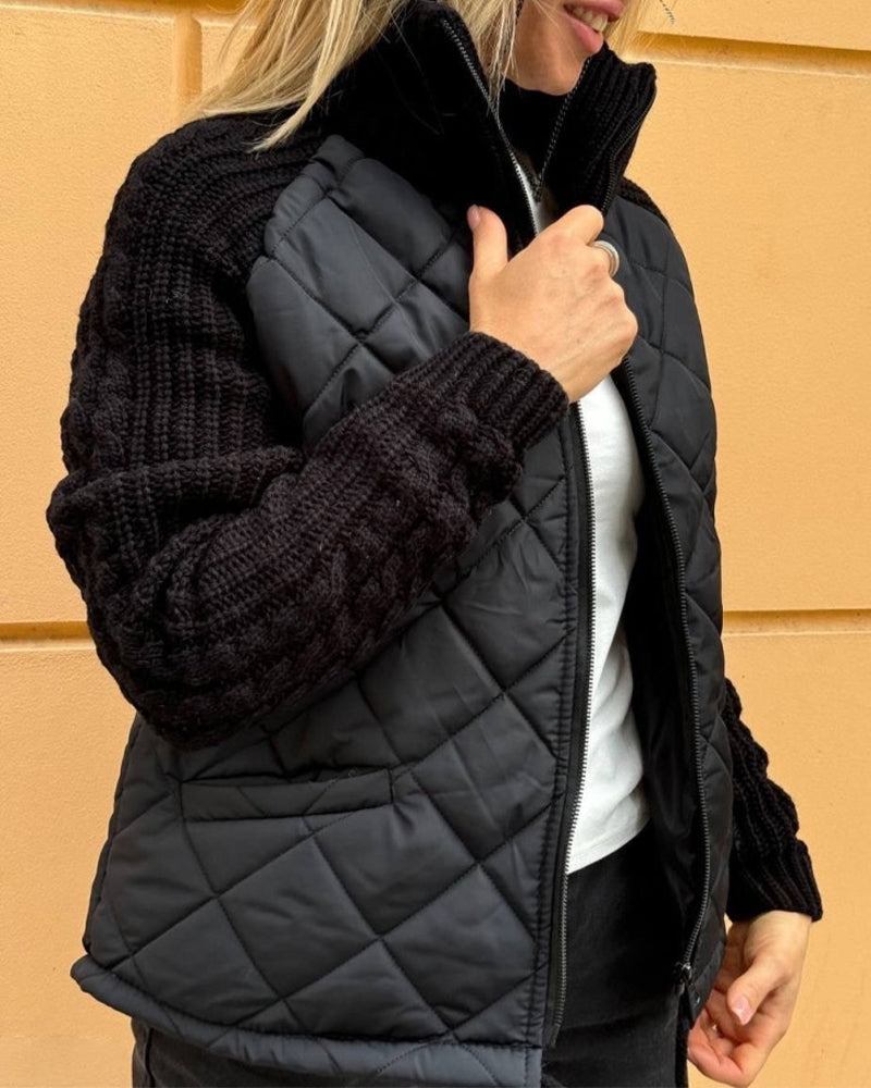 Shannon - Stylish Warm Coat with Zipper