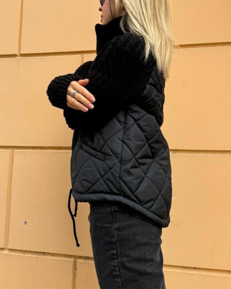 Shannon - Stylish Warm Coat with Zipper