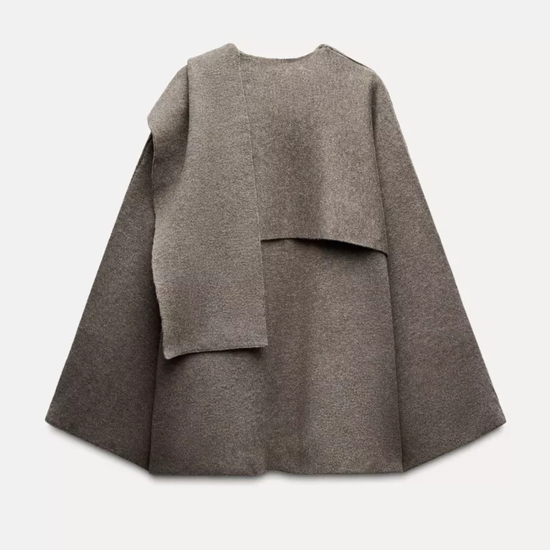 Avie - Stylish Luxury Cape Coat