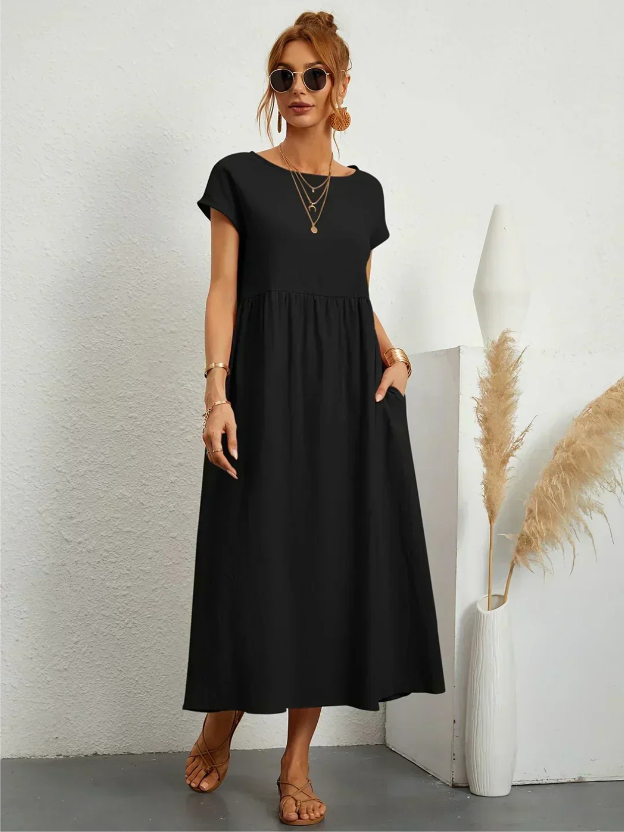Giselle - Casual Pocket Dress