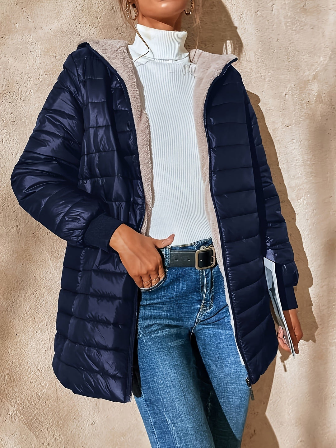Alyssa - Comfortable Casual Thermal Long Jacket