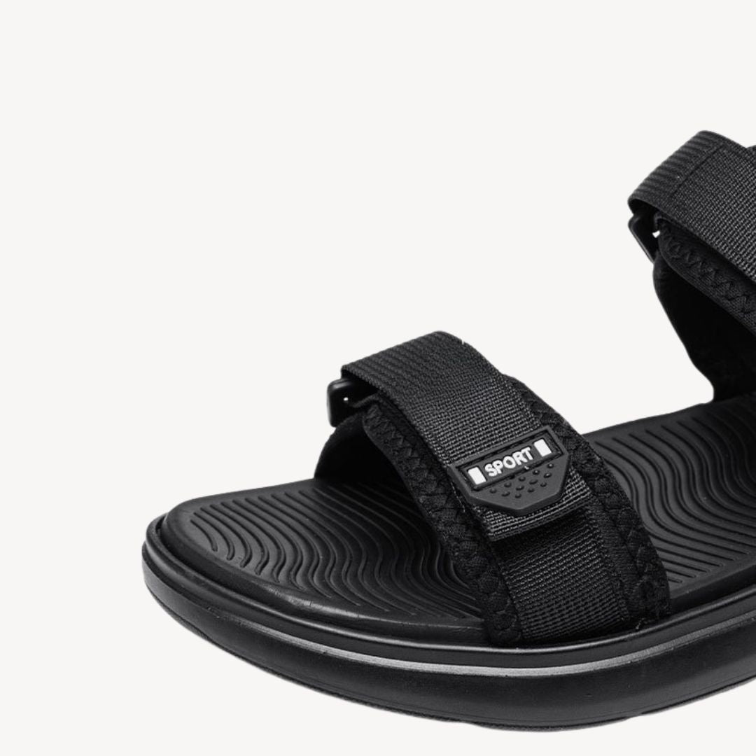 Fabric Adjustable Strap Sandals Men