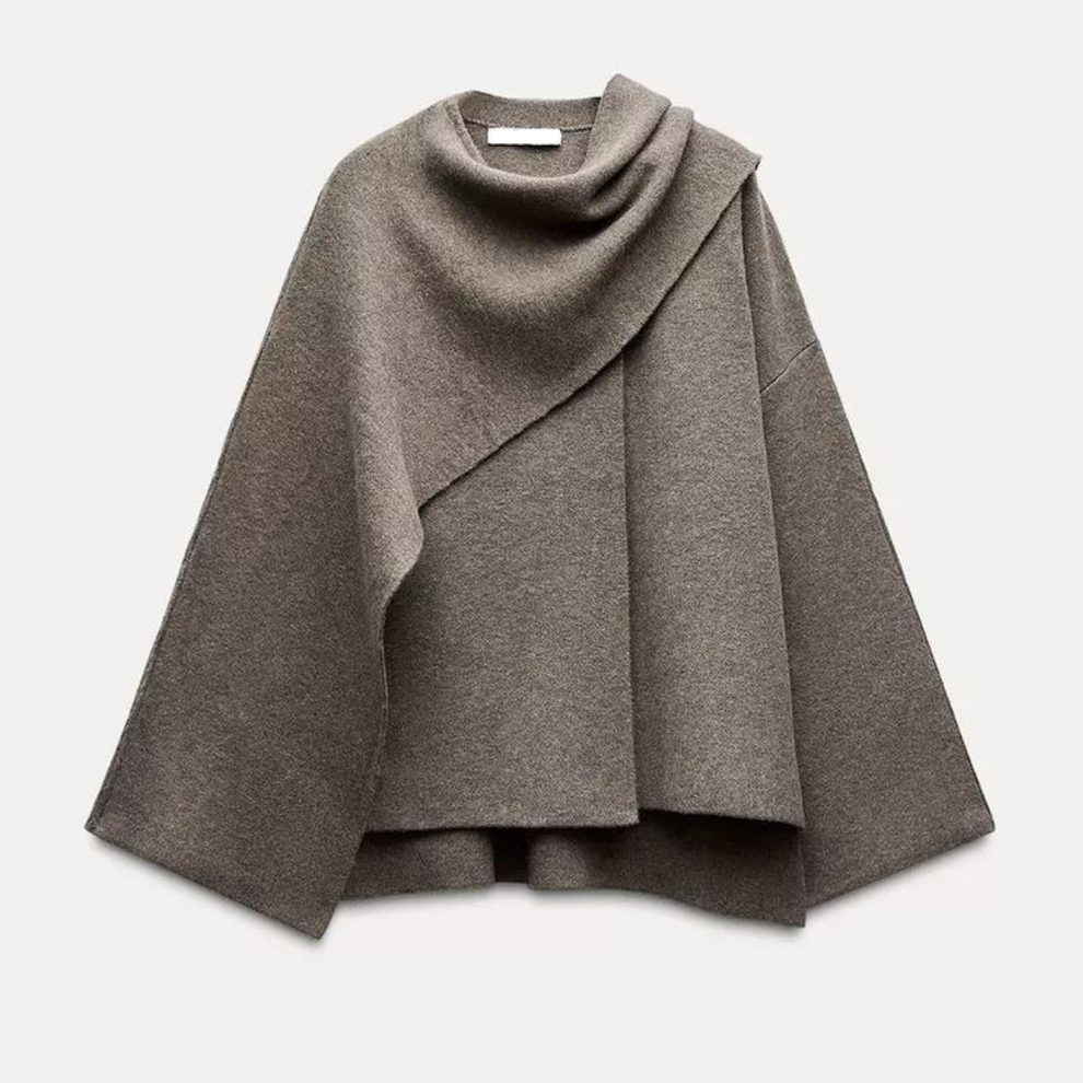 Avie - Stylish Luxury Cape Coat