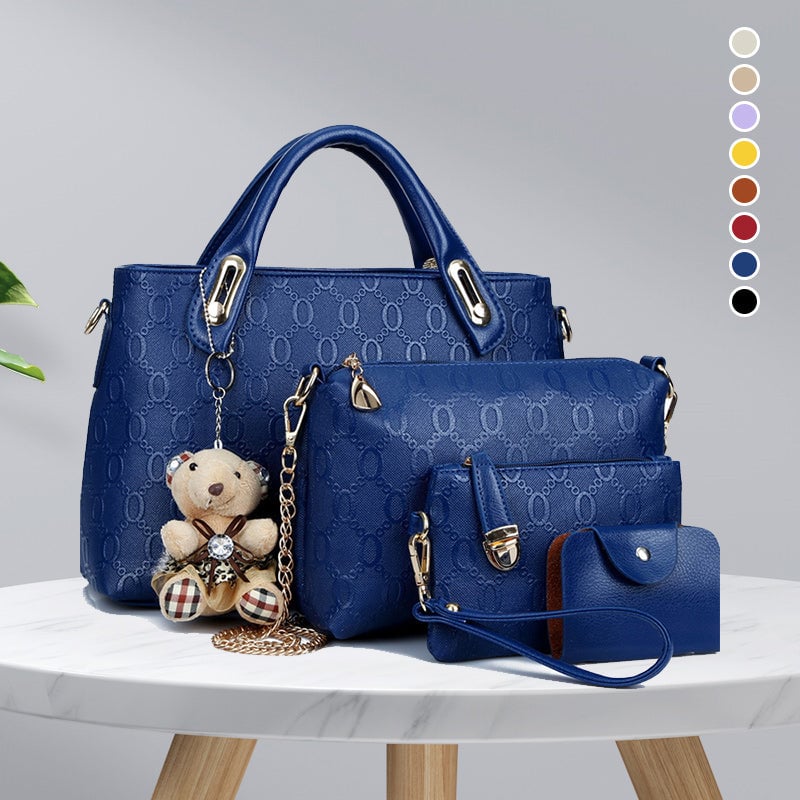Grace Luxe Set | Elegant Cute 4-Piece Handbag Set