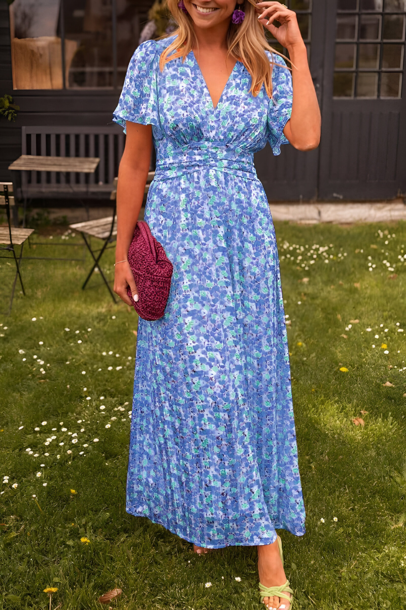 Anja | V-neck maxi dress
