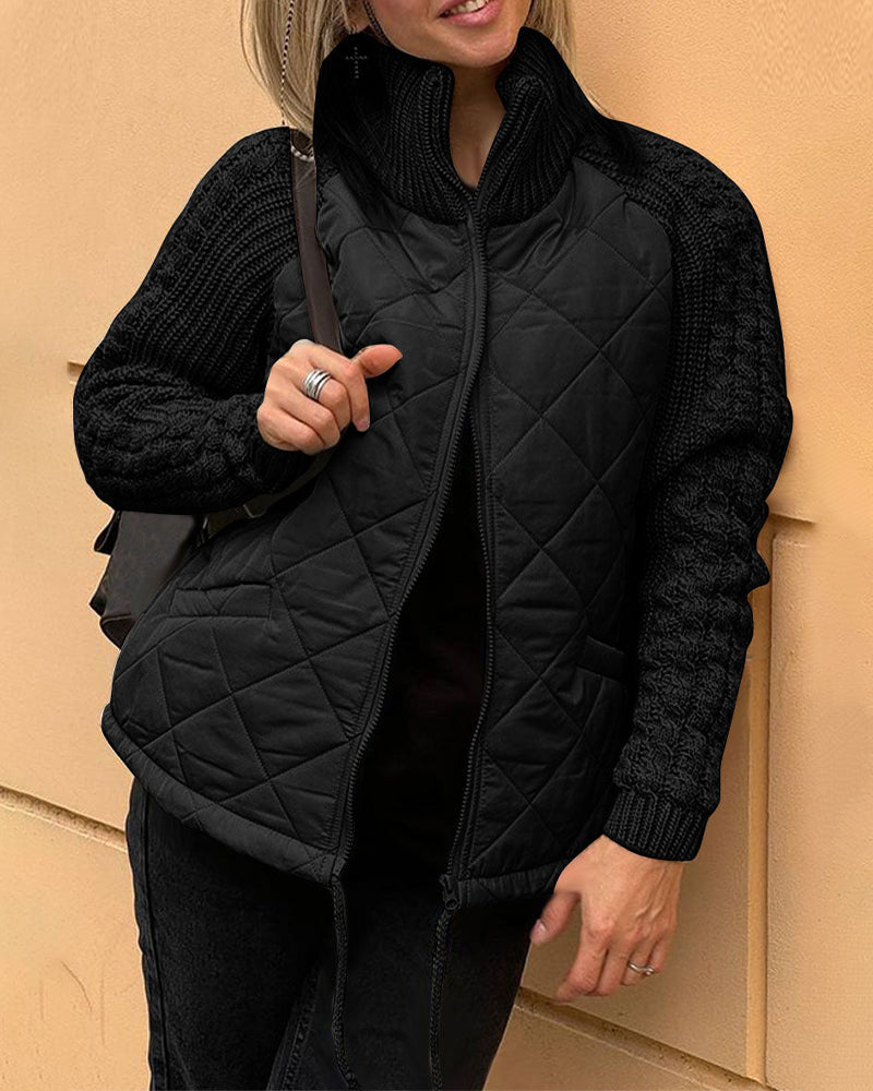 Shannon - Stylish Warm Coat with Zipper