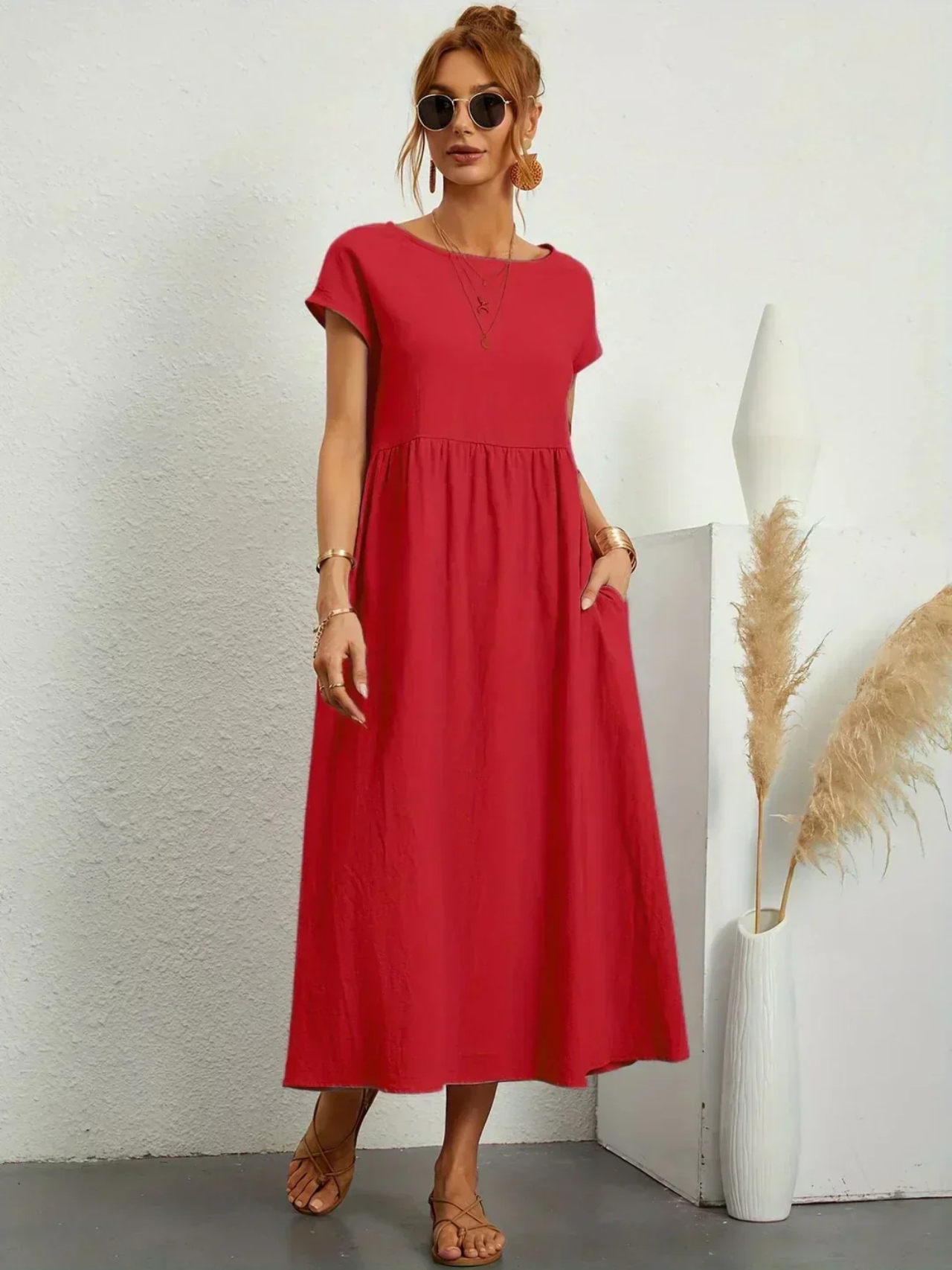 Giselle - Casual Pocket Dress