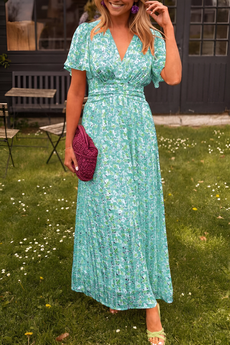 Anja | V-neck maxi dress