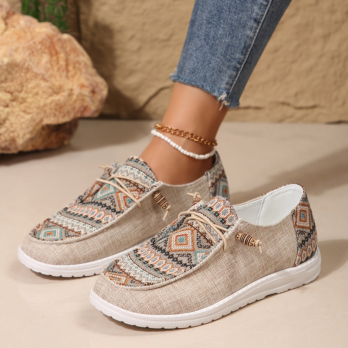 Sonora Tribal Comfort Sneakers