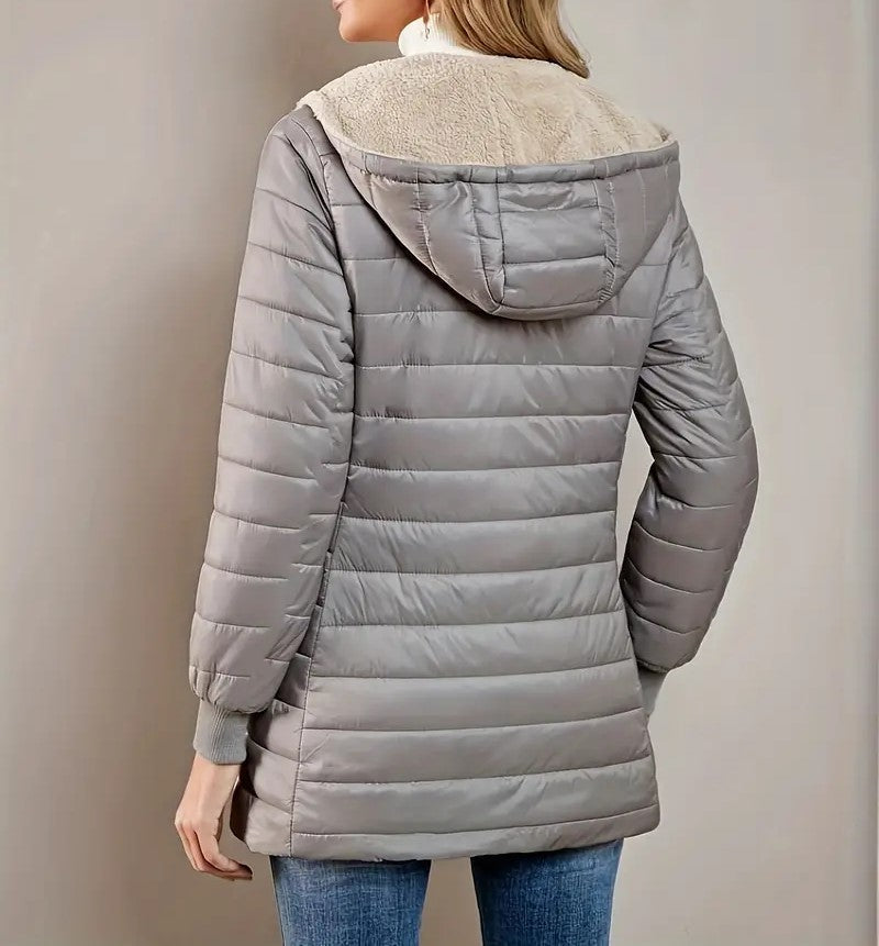 Alyssa - Comfortable Casual Thermal Long Jacket