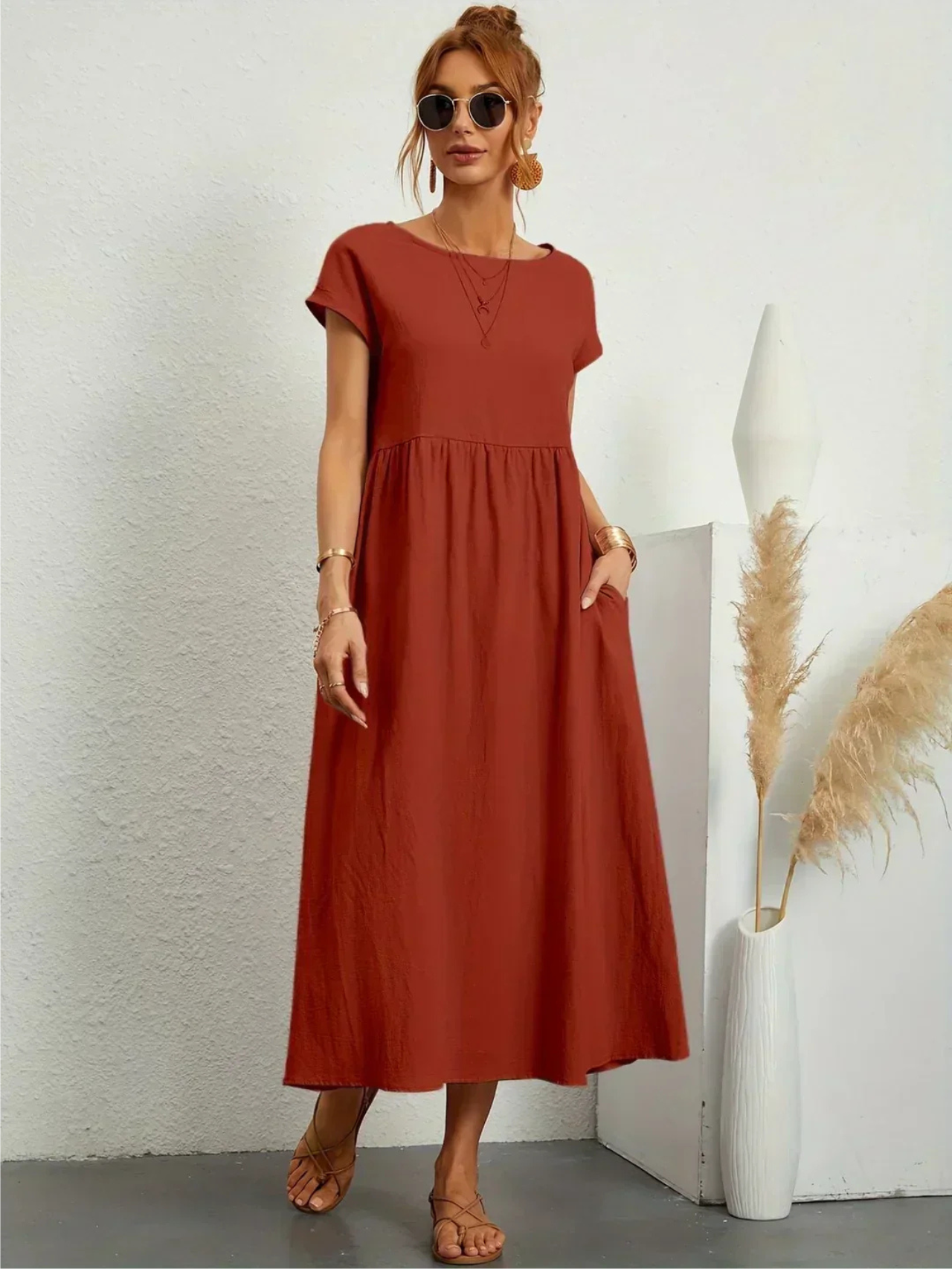 Giselle - Casual Pocket Dress