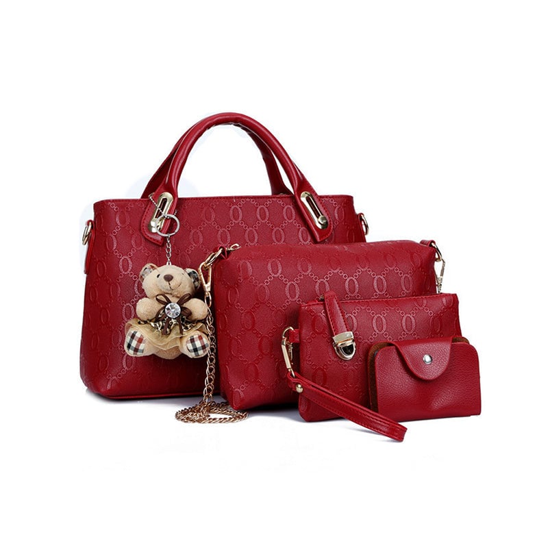 Grace Luxe Set | Elegant Cute 4-Piece Handbag Set