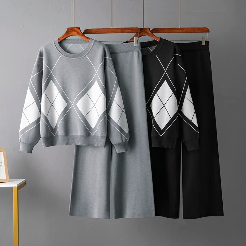 Hilla - Warm Two Piece Sweater Set