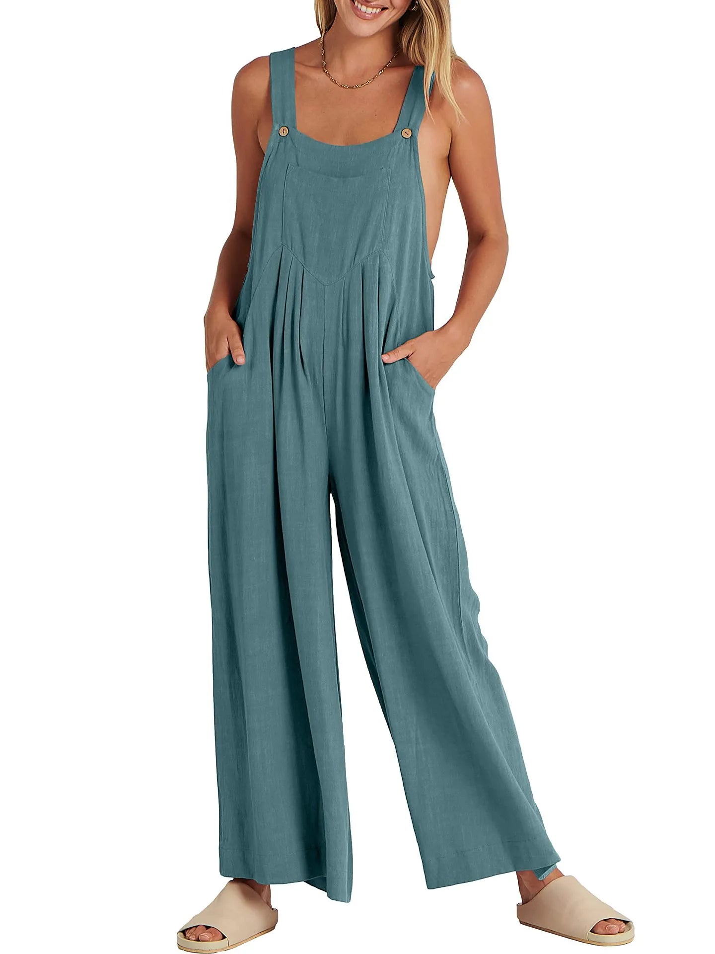 BOHE - Wide Leg Jumpsuit for Summer