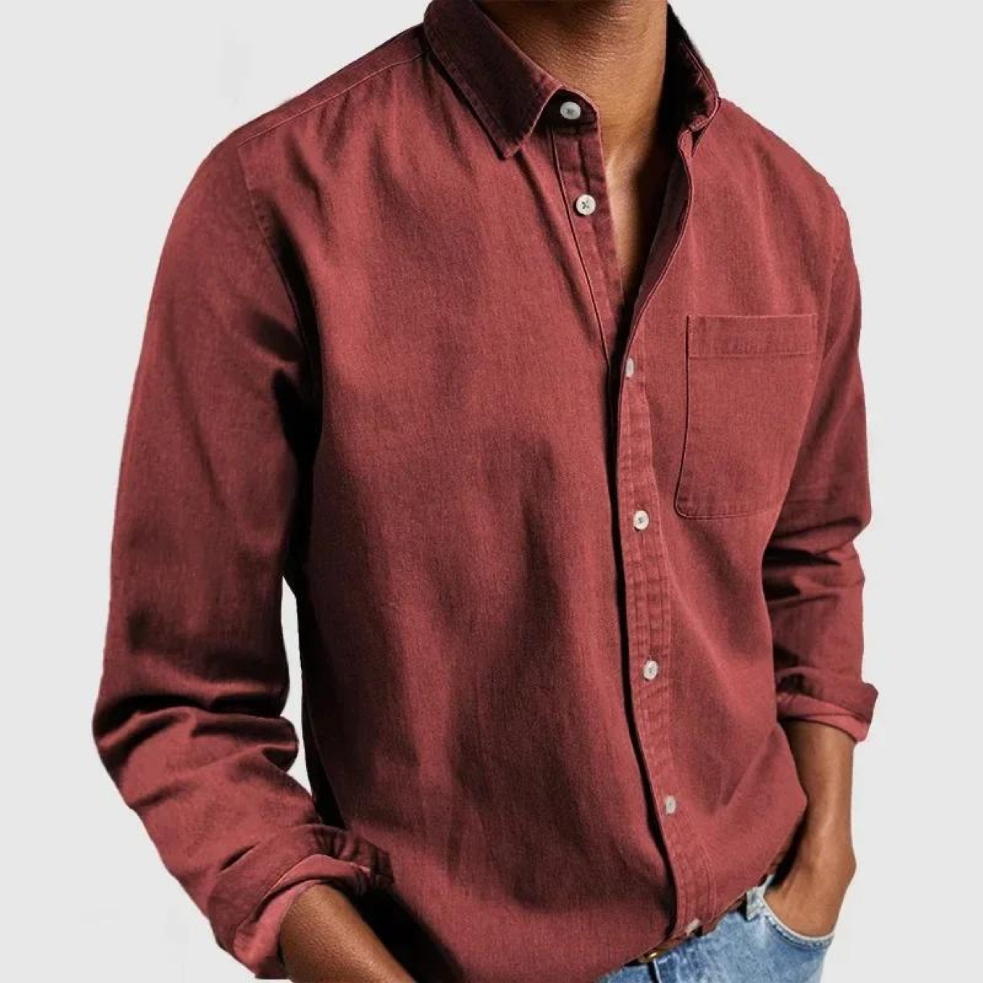 Giorgio | High-quality long-sleeved casual shirt