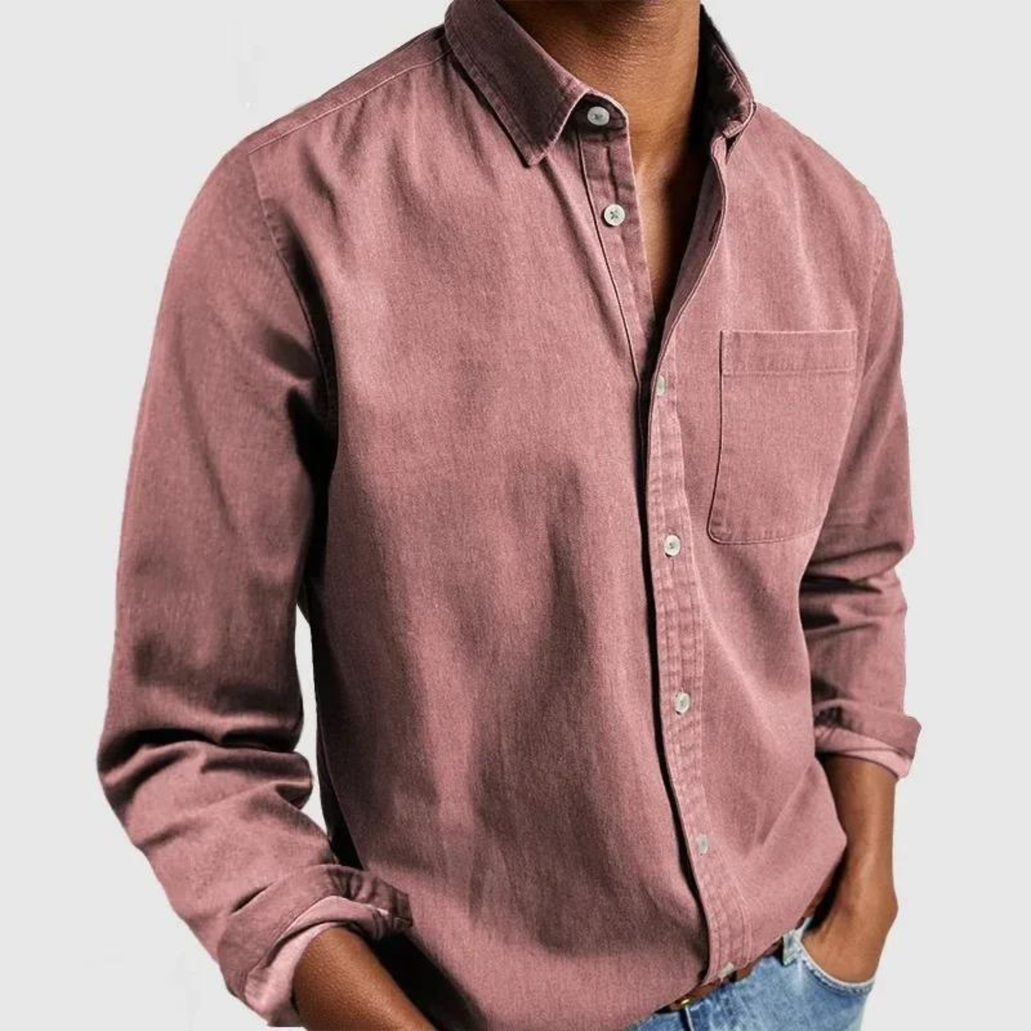 Giorgio | High-quality long-sleeved casual shirt