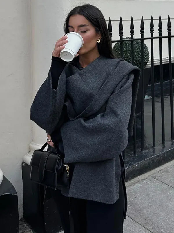 Avie - Stylish Luxury Cape Coat