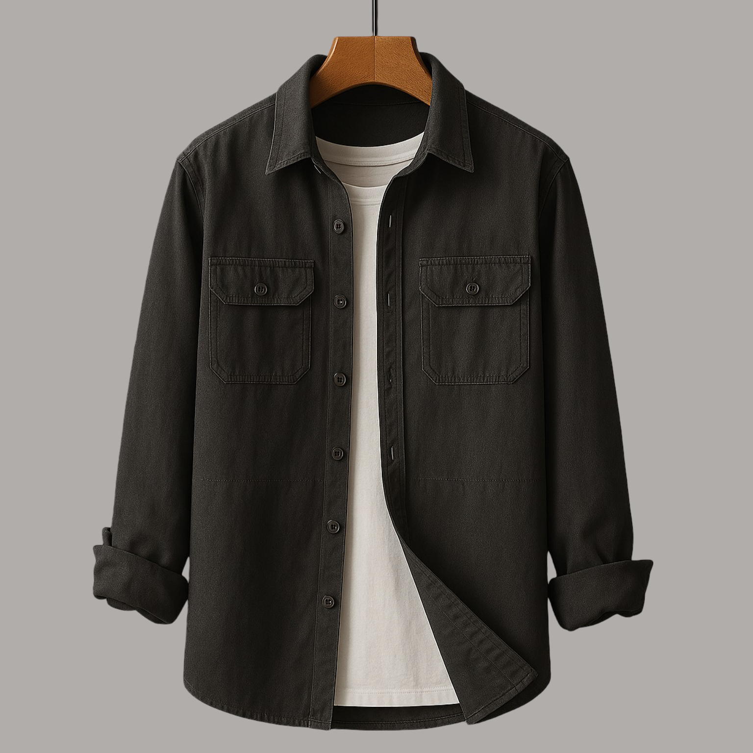 Caleb | Utility Cotton Shirt