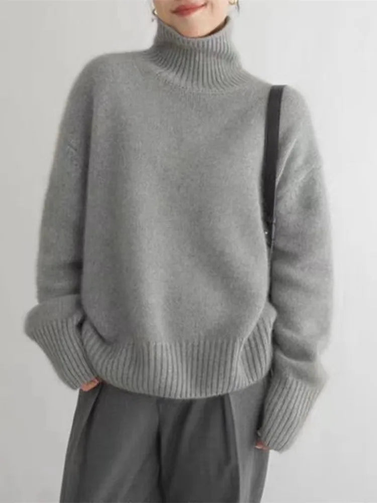 Avery - Comfy Soft Turtleneck Sweater