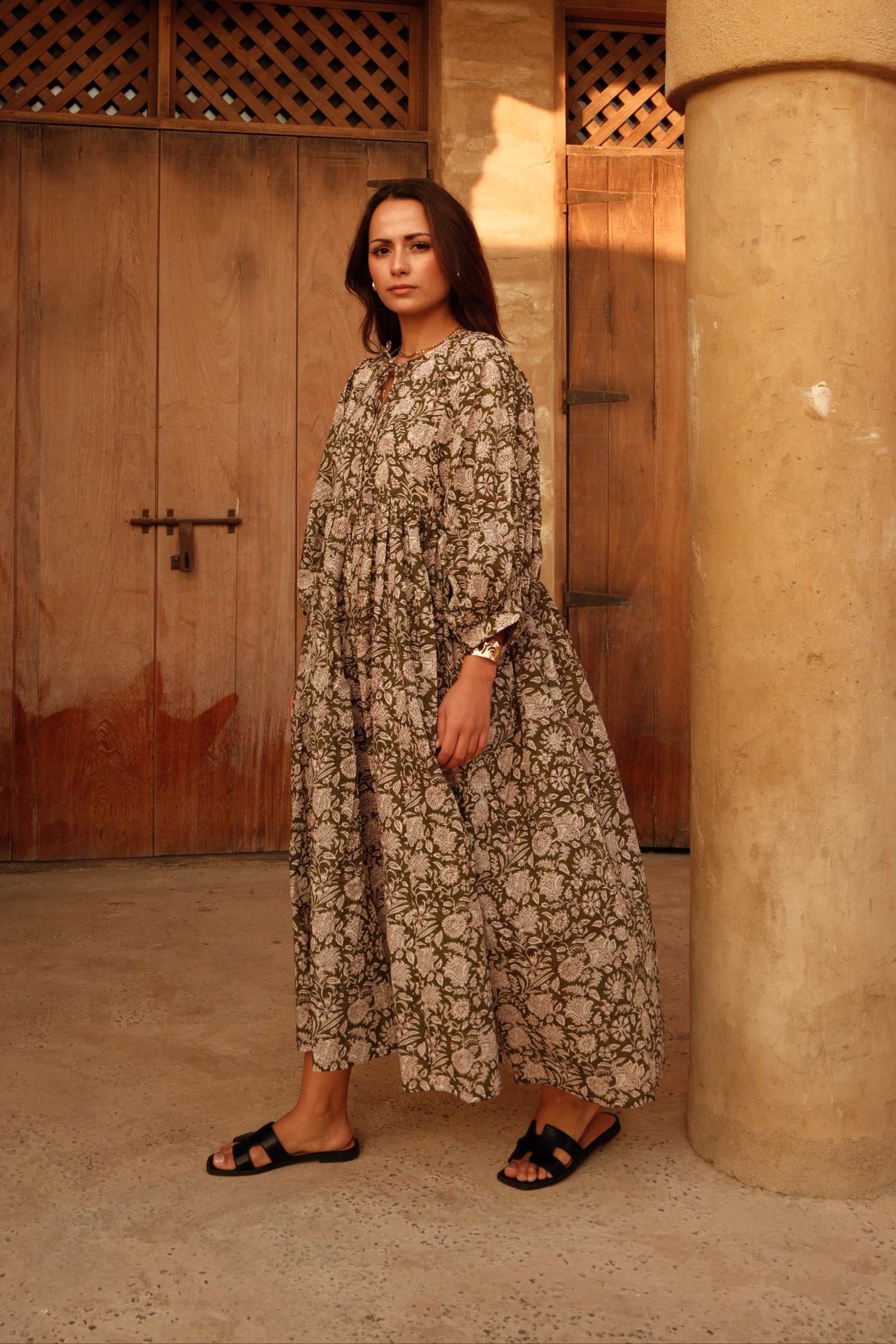 Olive Midi Dress