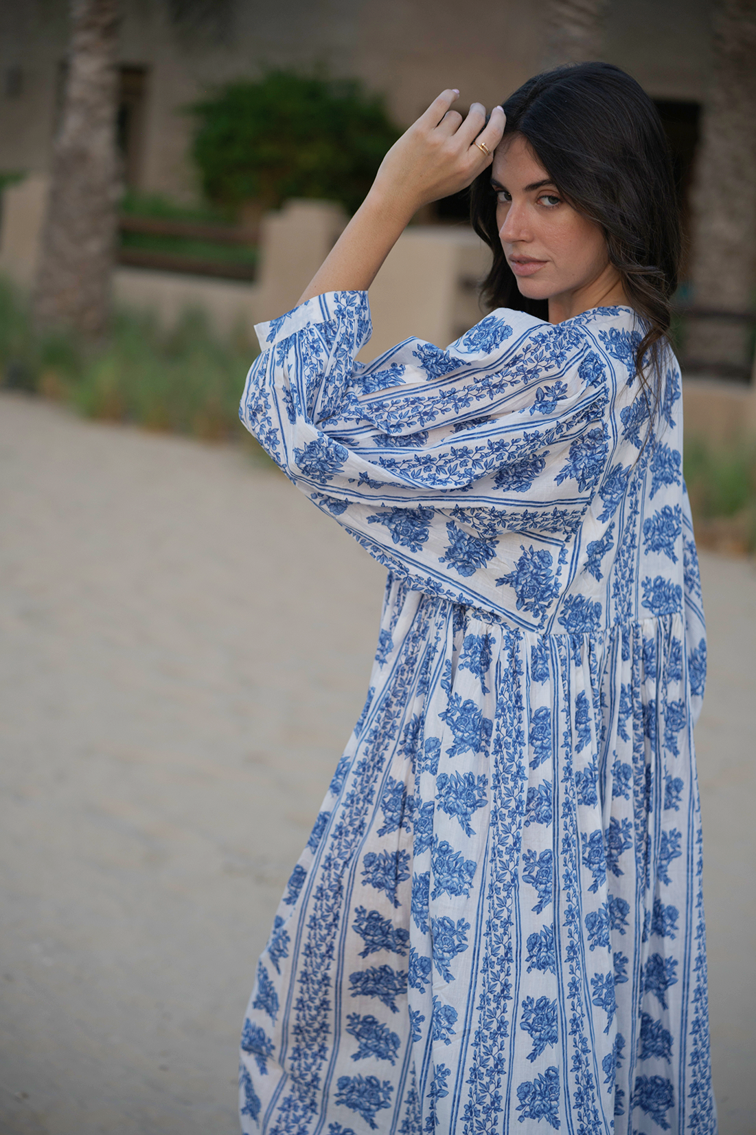 Amaya Midi Dress - Bluebell