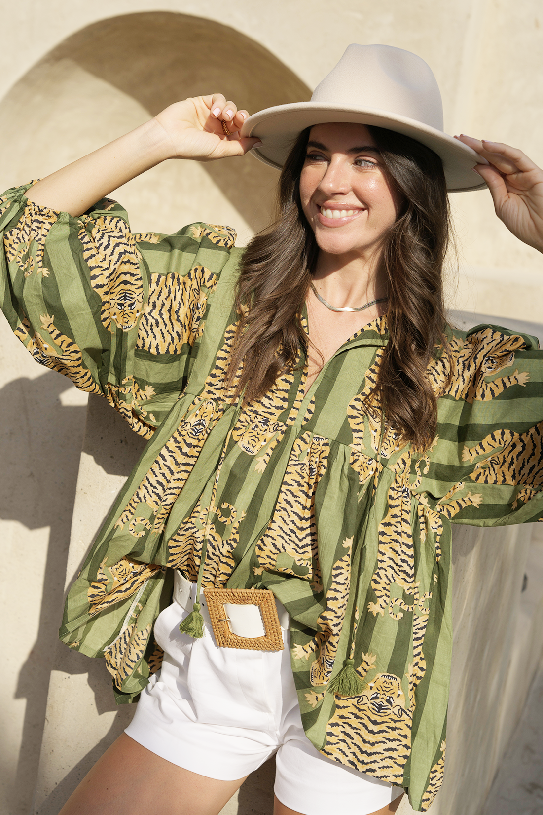 Selene Blouse - Tigress Vine