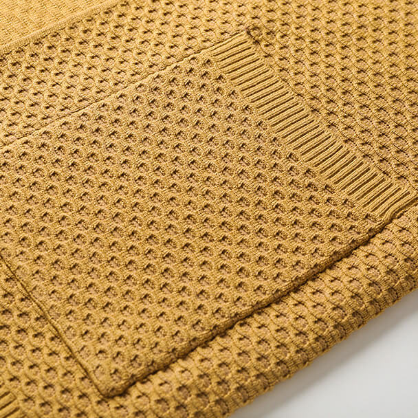 Jamie - Comfortable Honeycomb Cardigan