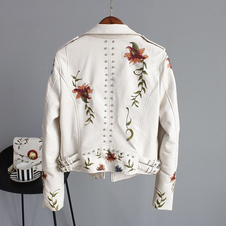 Stella - Modern Floral Jacket with Handmade Details