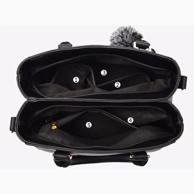 Amelia - Embroidery Messenger Bag