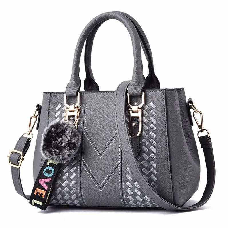 Amelia - Embroidery Messenger Bag