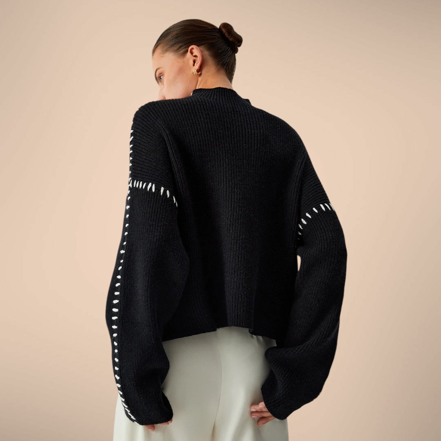 Elma Oversized Turtleneck Sweater