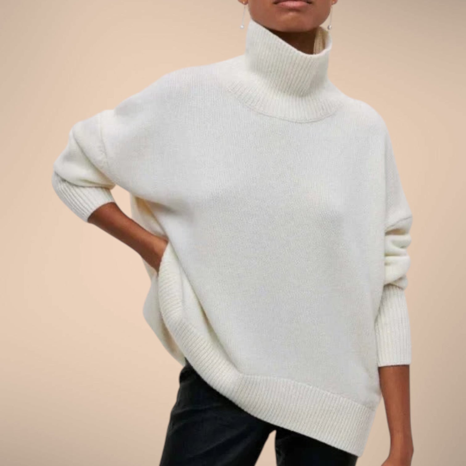 Martha Oversized Turtleneck Sweater