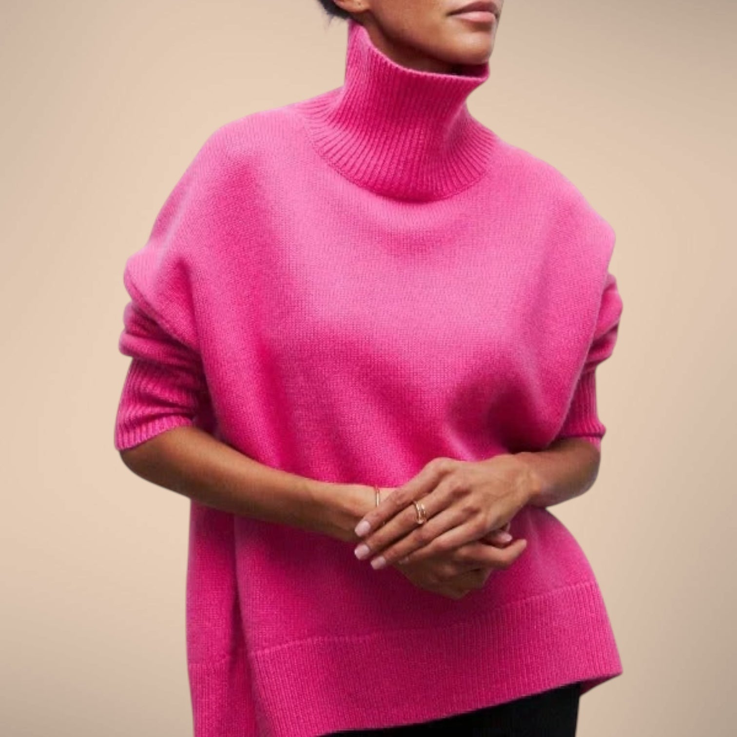 Martha Oversized Turtleneck Sweater
