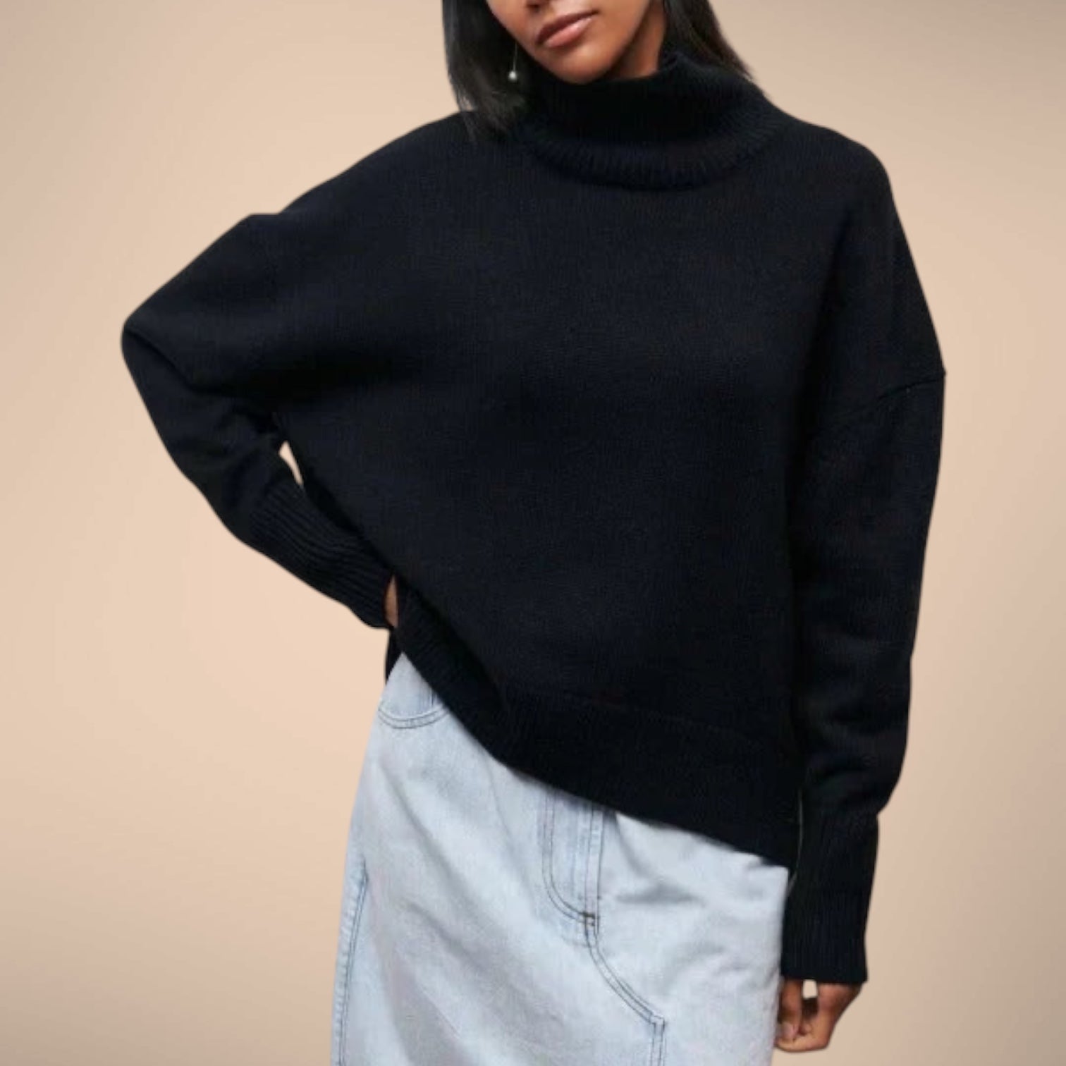 Martha Oversized Turtleneck Sweater