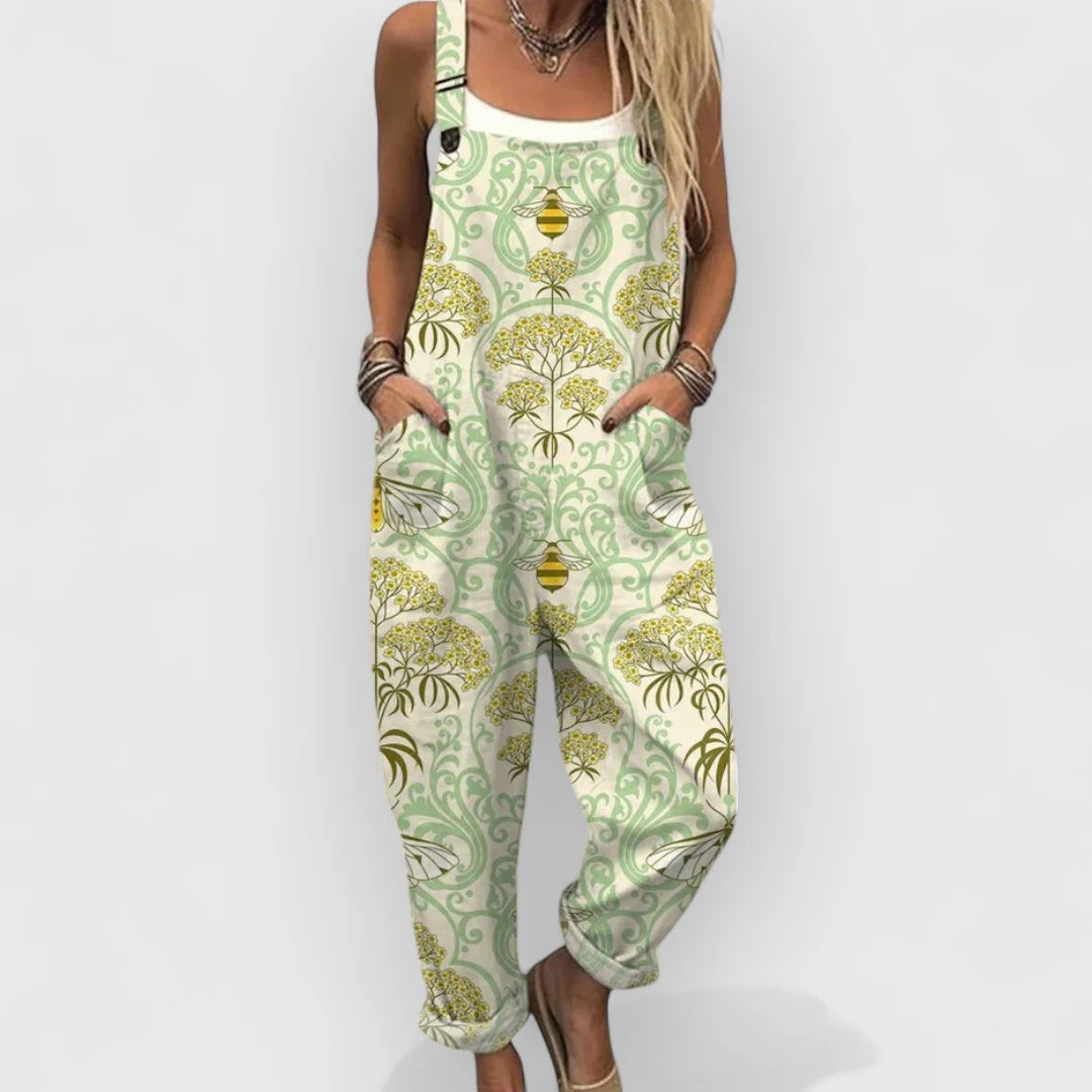 Tessa - Vintage Floral Jumpsuit