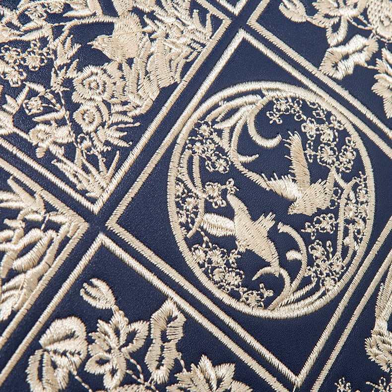 Marseille Embroidery Medium Tote Bag