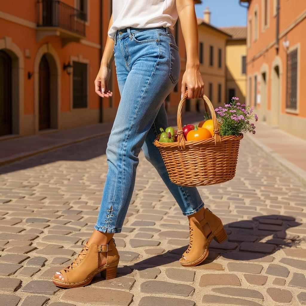 Celeste Cross Sandals