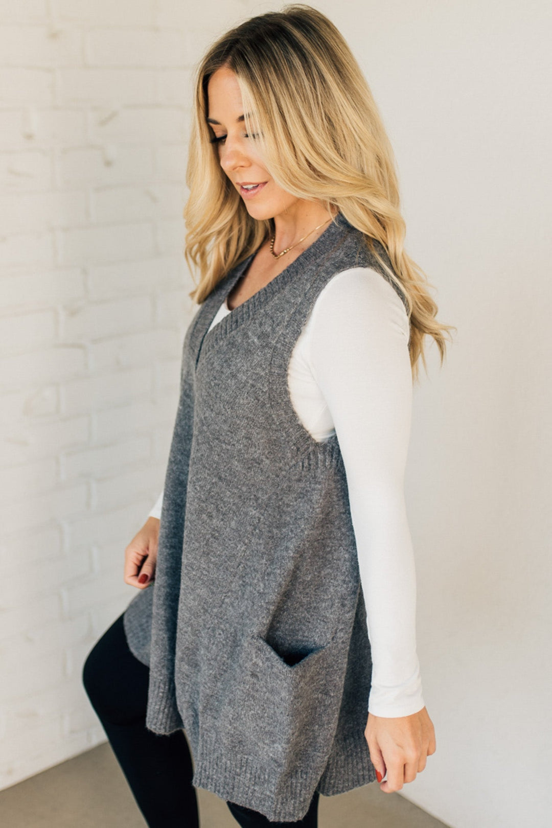 Kerry - Stylish Long Sweaters with Pocket