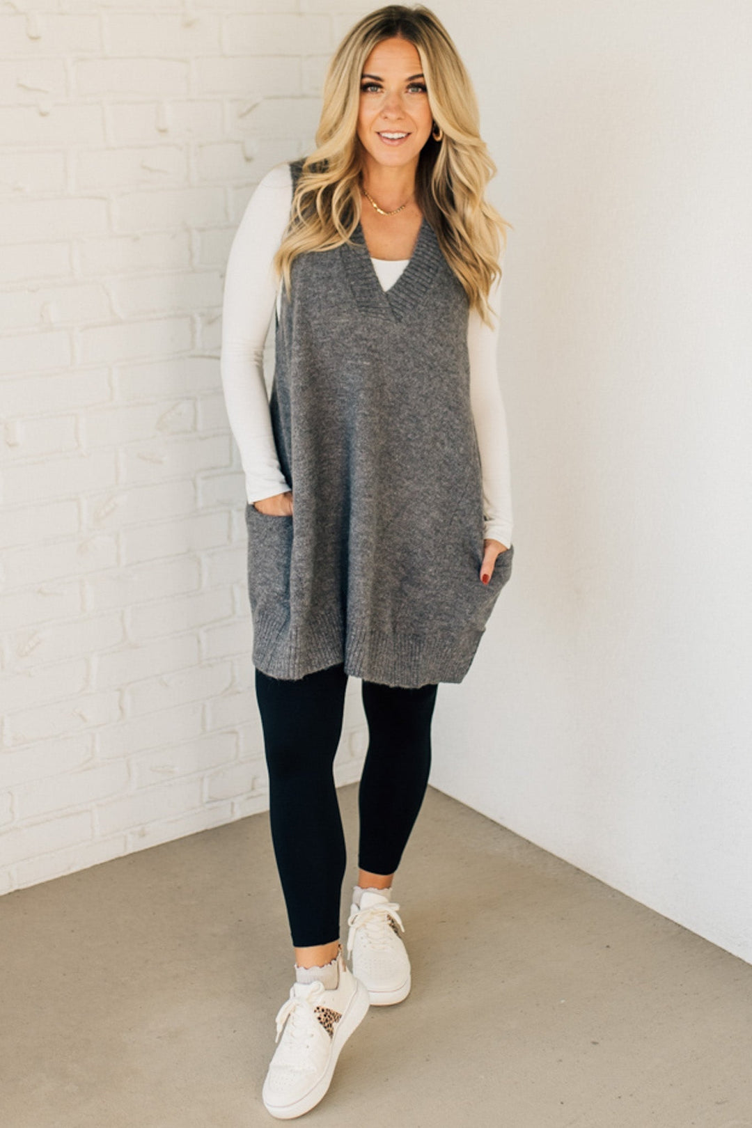 Kerry - Stylish Long Sweaters with Pocket
