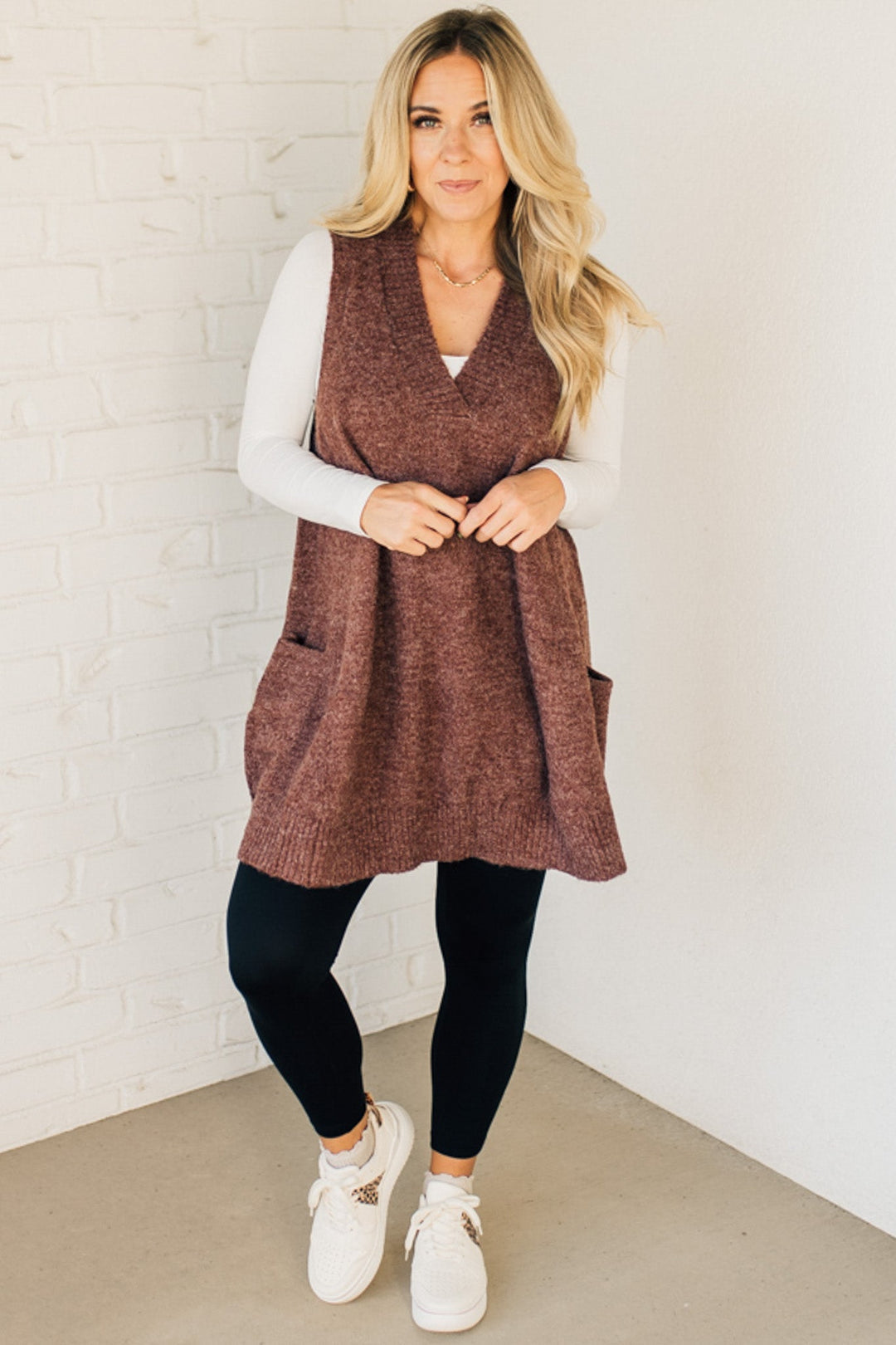 Kerry - Stylish Long Sweaters with Pocket