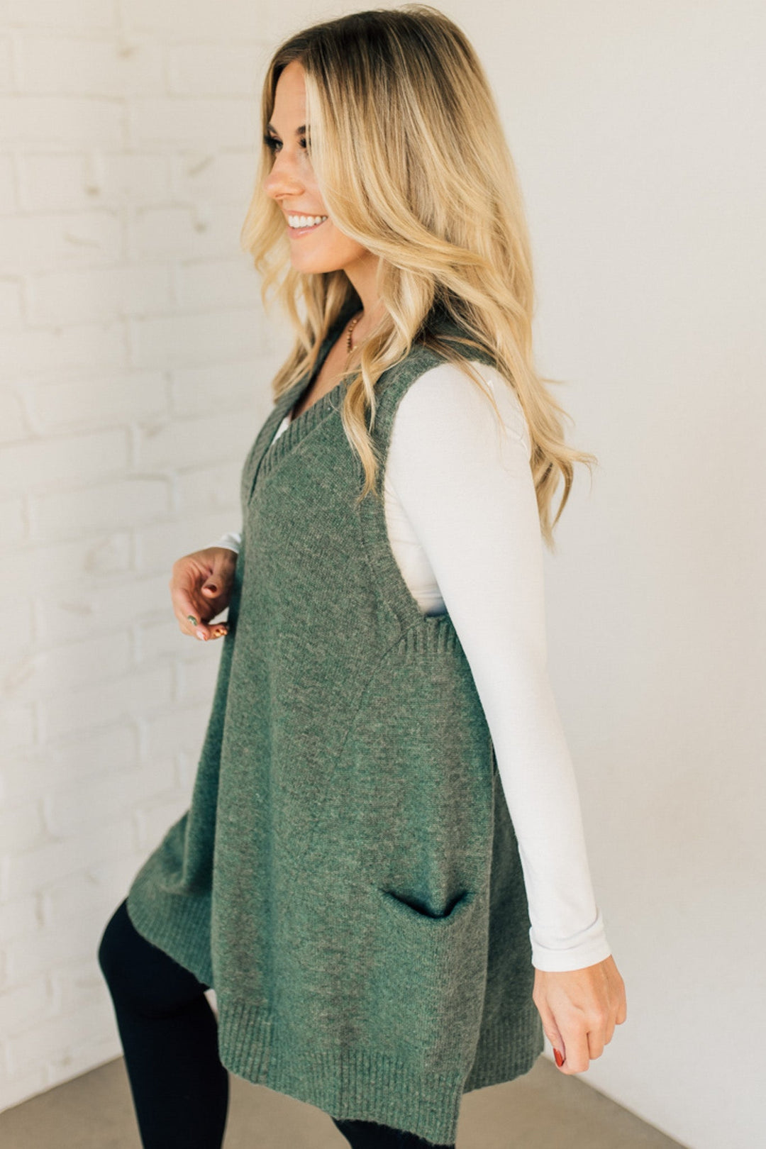 Kerry - Stylish Long Sweaters with Pocket